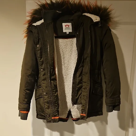 Appaman Girl's Olive Green Parka Jacket Size 10 Puffers